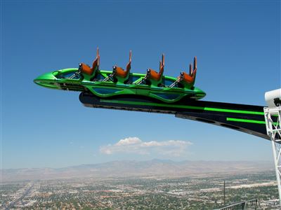 Nervenkitzel auf dem Stratosphere Tower